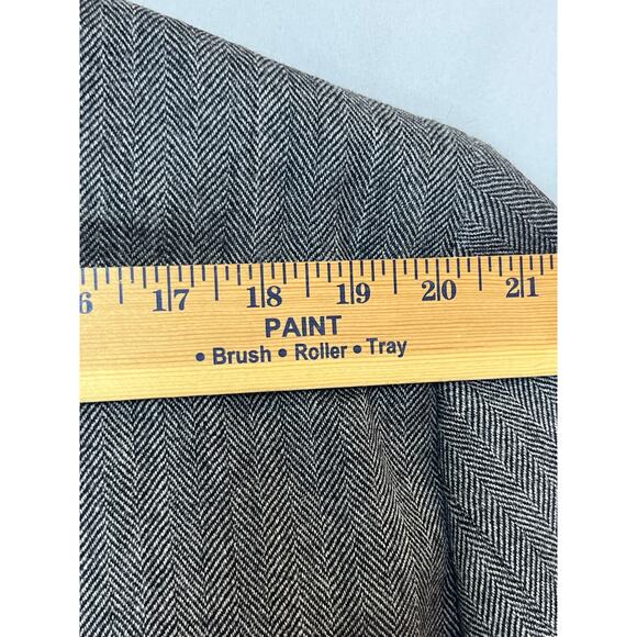 Yves Saint Laurent Men's Size 50L Blue/Tan 100% Wool 2 Button Tweed Blazer - Picture 6 of 11